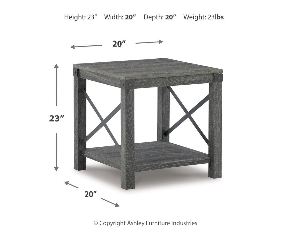 Freedan End Table - Dark Gray (6)