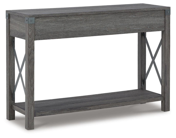 Freedan Sofa/Console Table - Dark Gray (5)