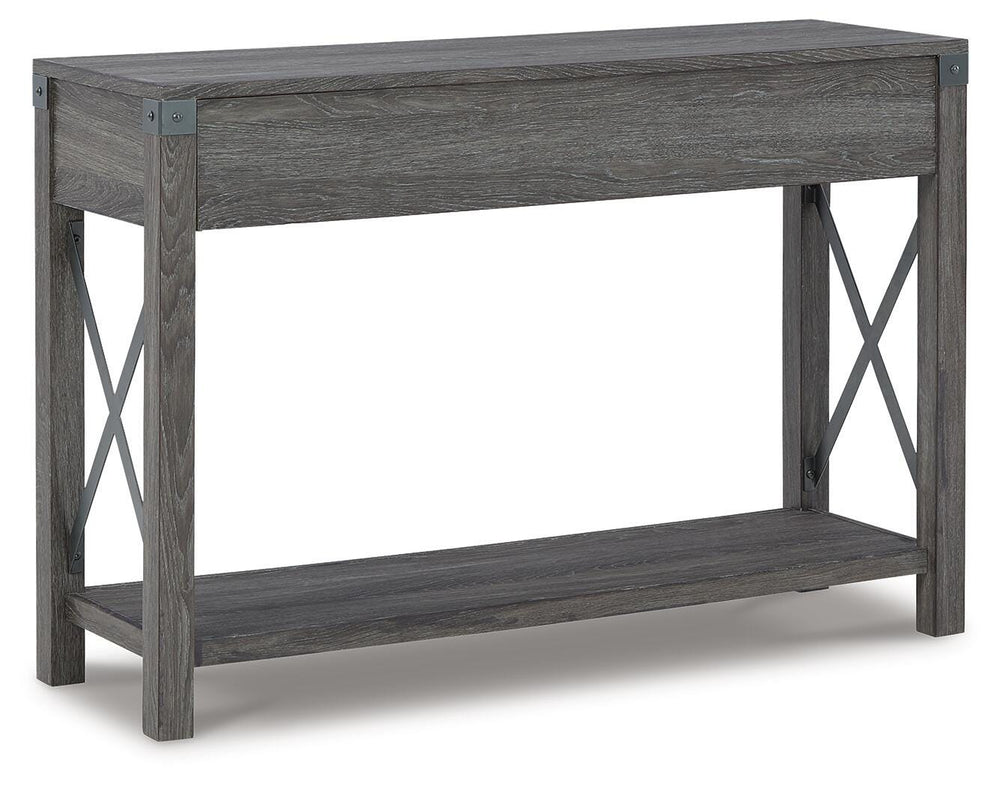 Freedan Sofa/Console Table - Dark Gray (5)