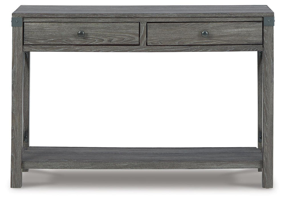 Freedan Sofa/Console Table - Dark Gray (3)