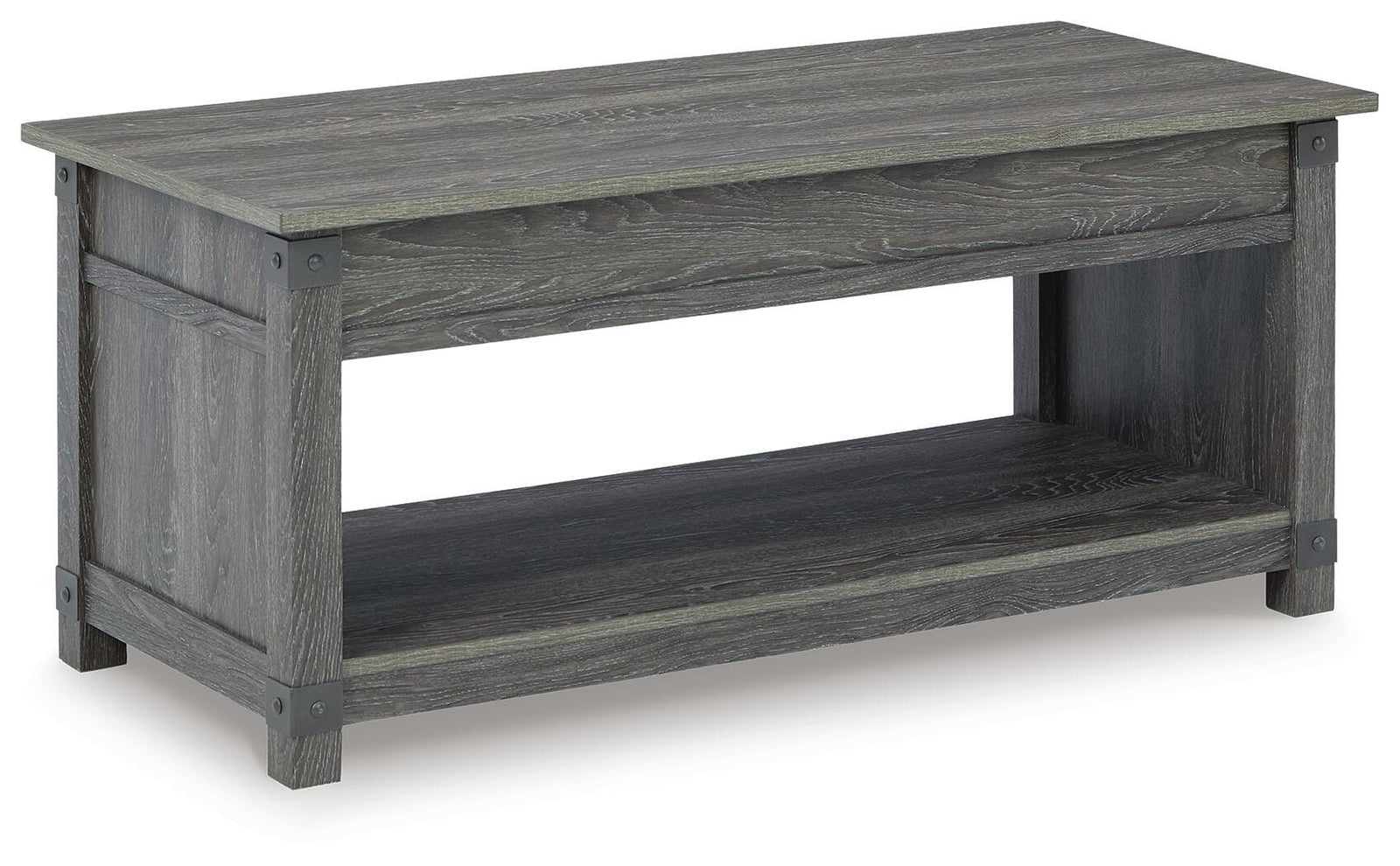 Freedan Lift-Top Coffee Table - Dark Gray (1)