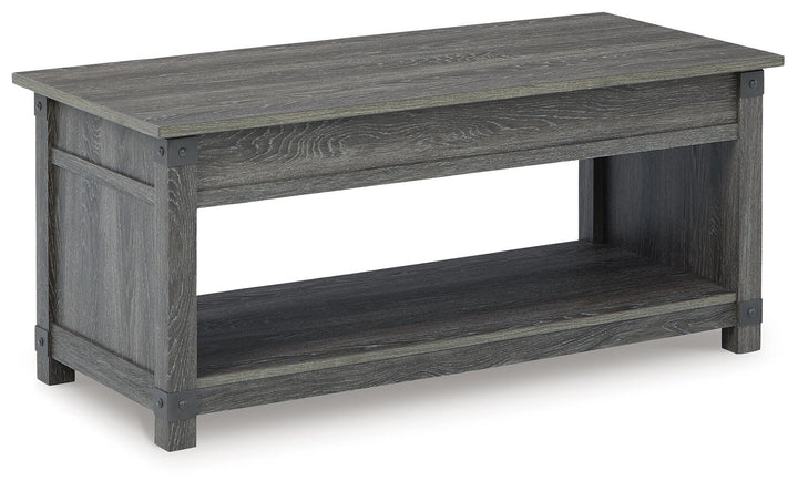 Freedan Lift-Top Coffee Table - Dark Gray (6)