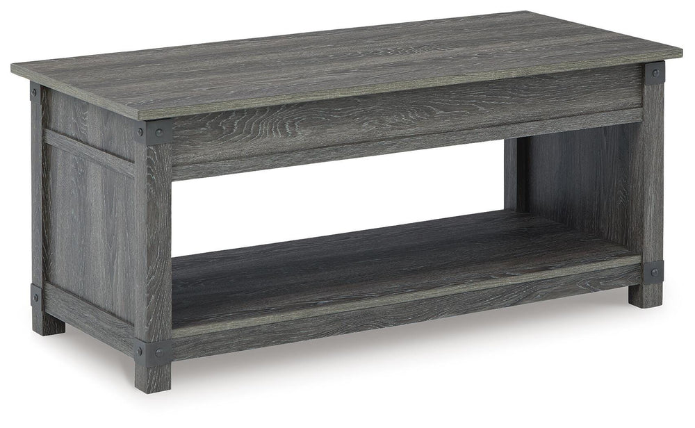 Freedan Lift-Top Coffee Table - Dark Gray (6)