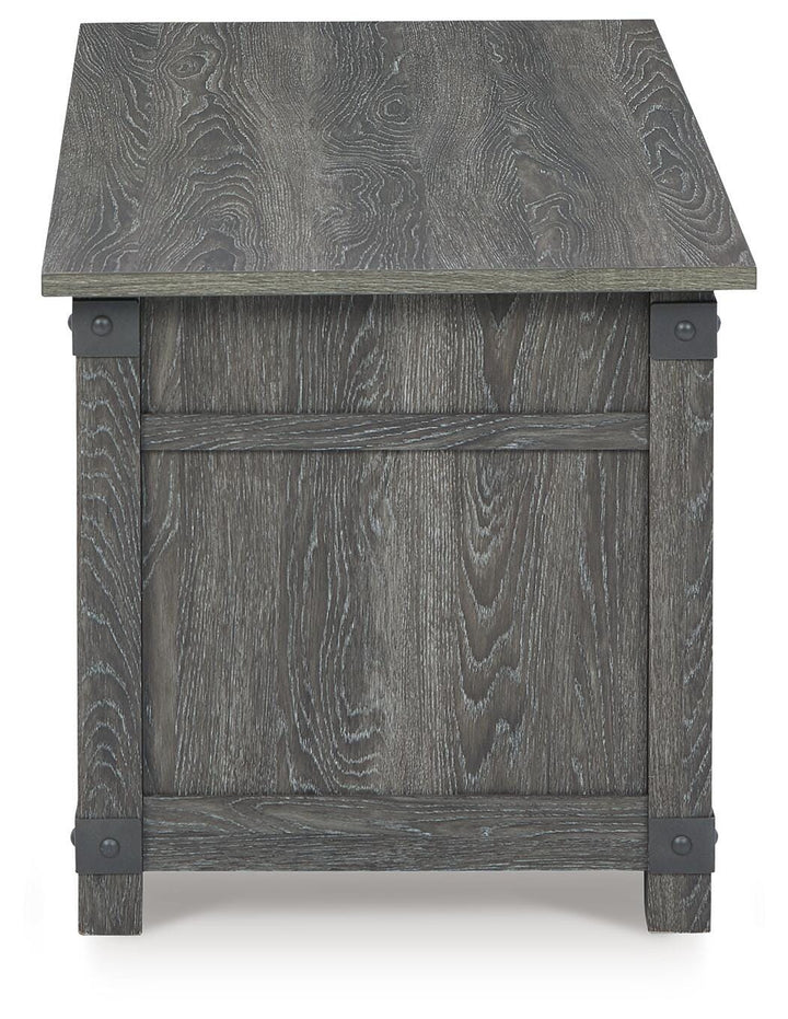 Freedan Lift-Top Coffee Table - Dark Gray (5)