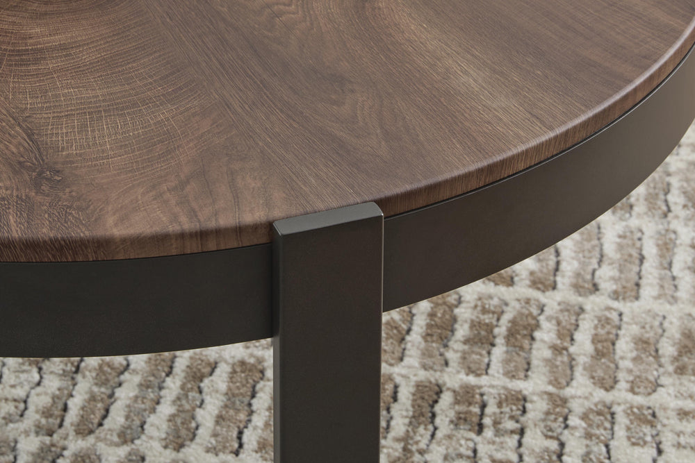Horizon Hills Table (Set of 3) - Brown/Black (5)