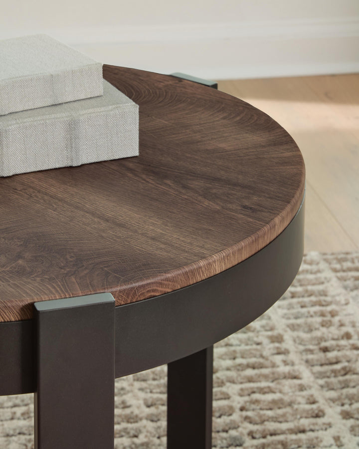 Horizon Hills Table (Set of 3) - Brown/Black (4)