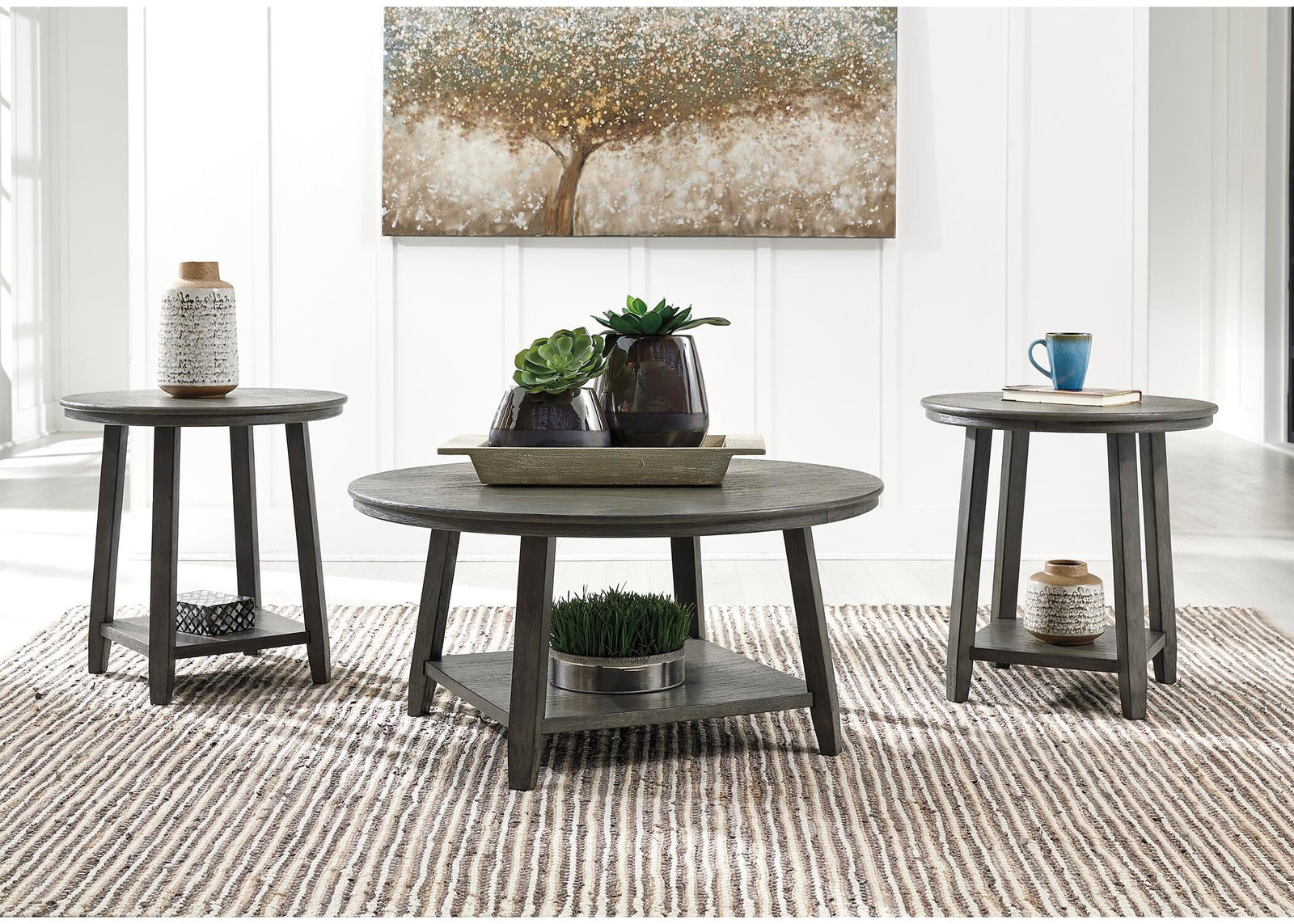 Caitbrook Table (Set of 3) - Gray (2)