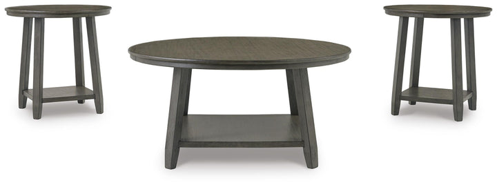 Caitbrook Table (Set of 3) - Gray (1)