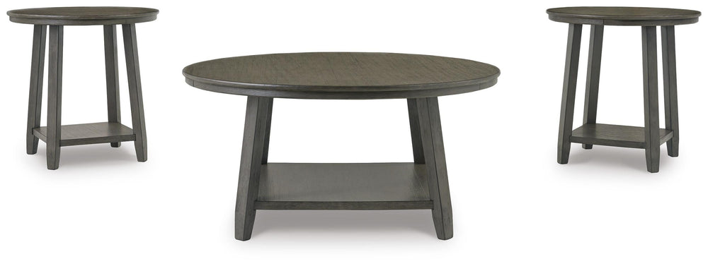 Caitbrook Table (Set of 3) - Gray (1)
