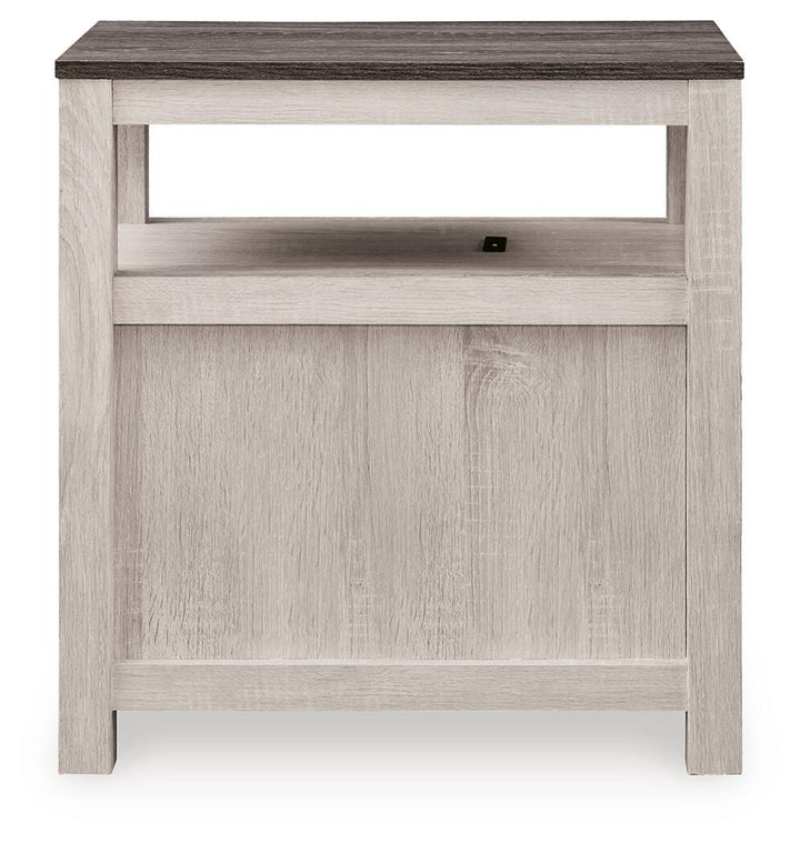 Fendenmore Chairside End Table - White (5)