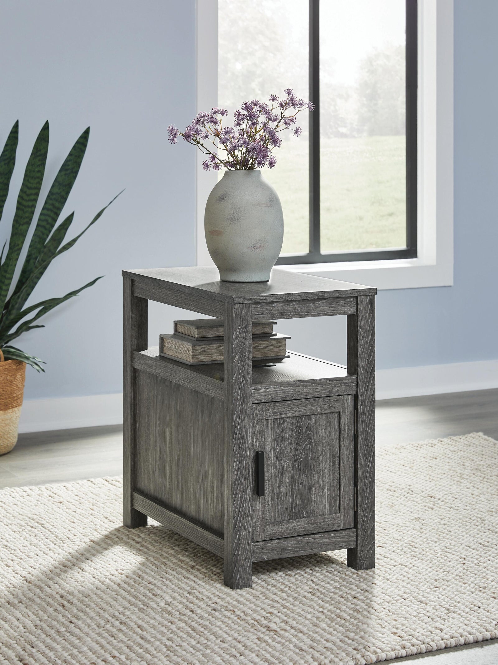 Fendenmore Chairside End Table - Dark Gray (2)