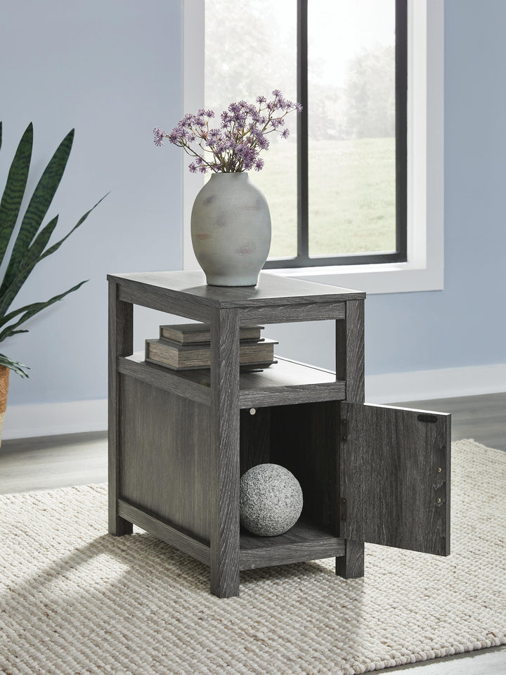 Fendenmore Chairside End Table - Dark Gray (7)