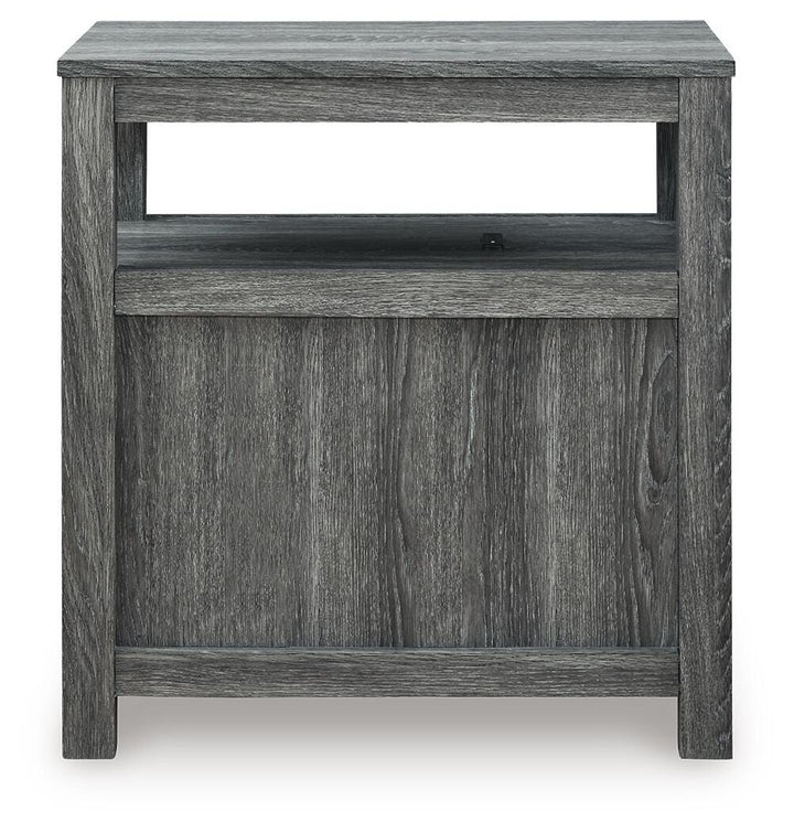 Fendenmore Chairside End Table - Dark Gray (5)