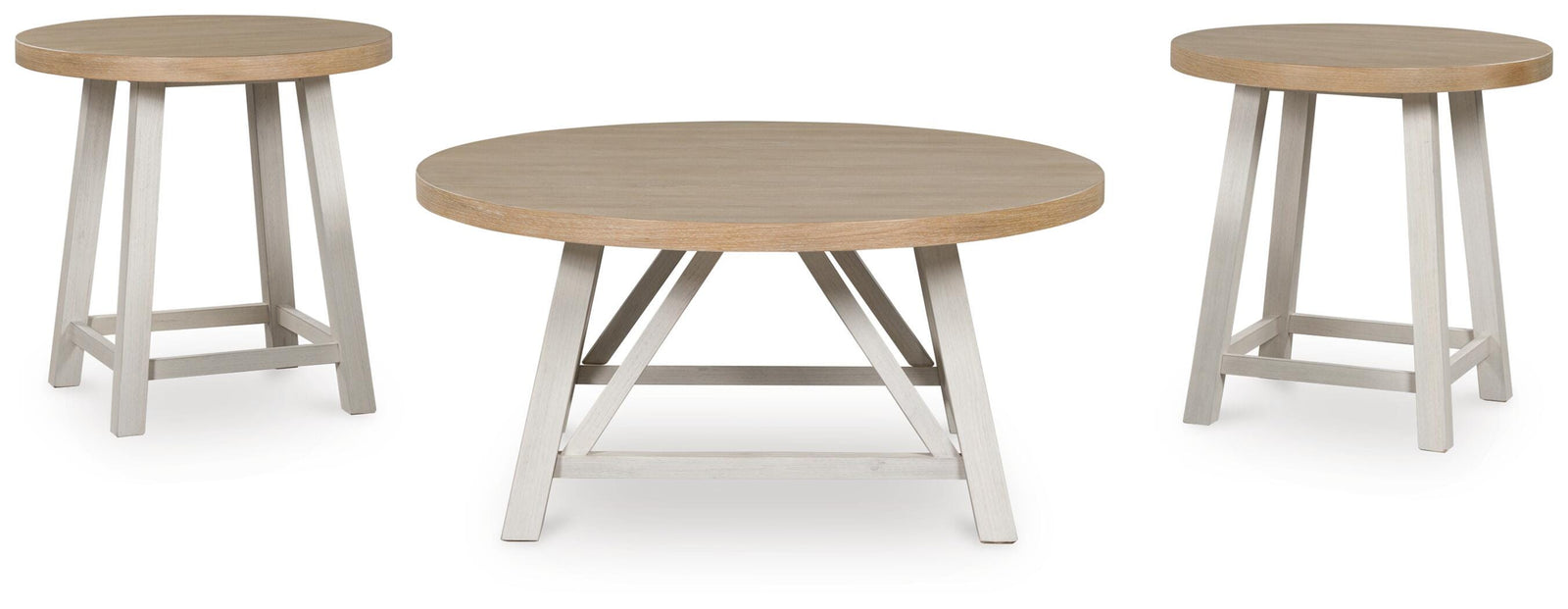 Fawndell Table (Set of 3) - Light Brown (2)