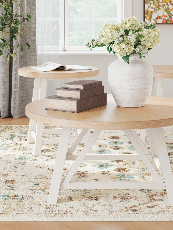 Fawndell Table (Set of 3) - Light Brown (13)