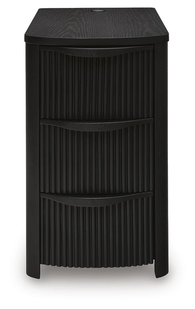 Camdill Chairside End Table - Black (4)