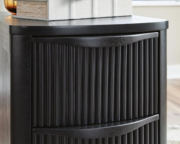 Camdill Chairside End Table - Black (7)