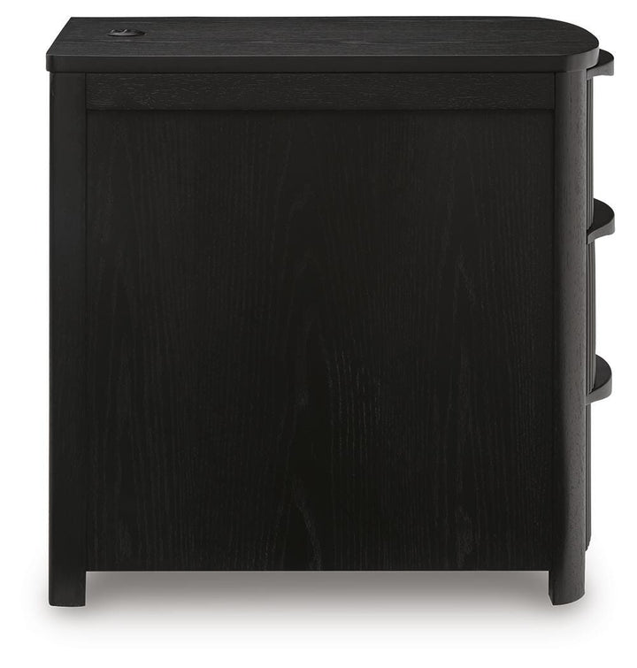 Camdill Chairside End Table - Black (5)