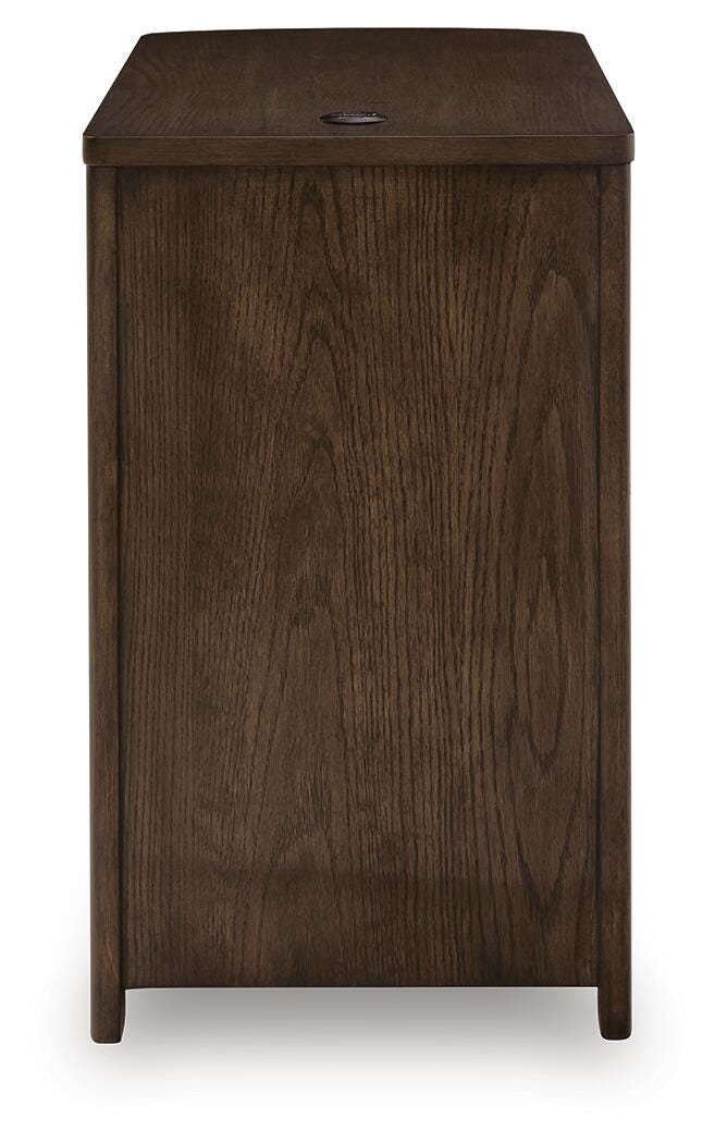 Camdill Chairside End Table - Dark Brown (6)