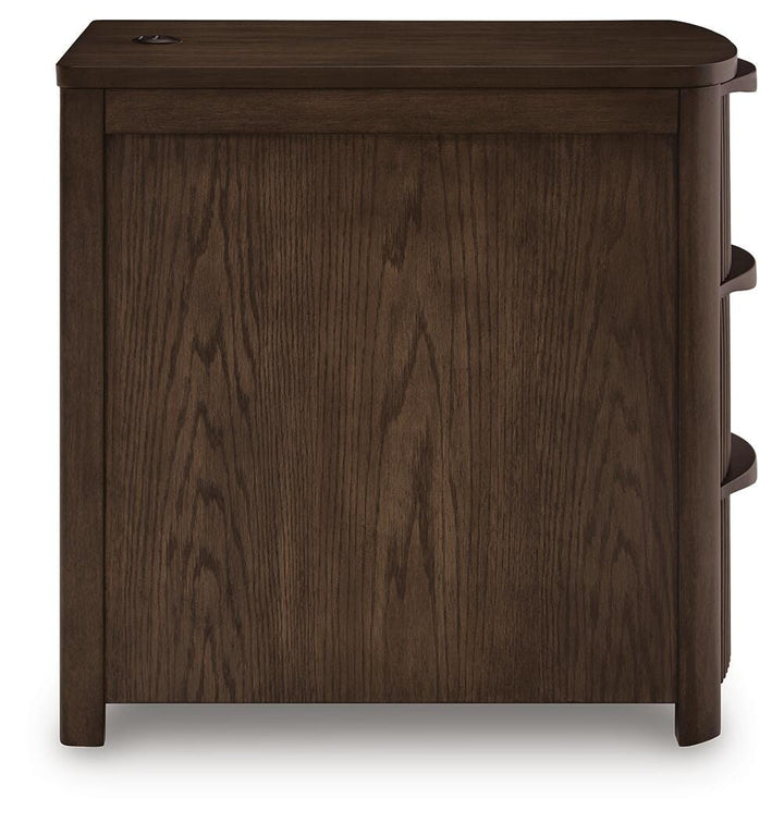 Camdill Chairside End Table - Dark Brown (5)