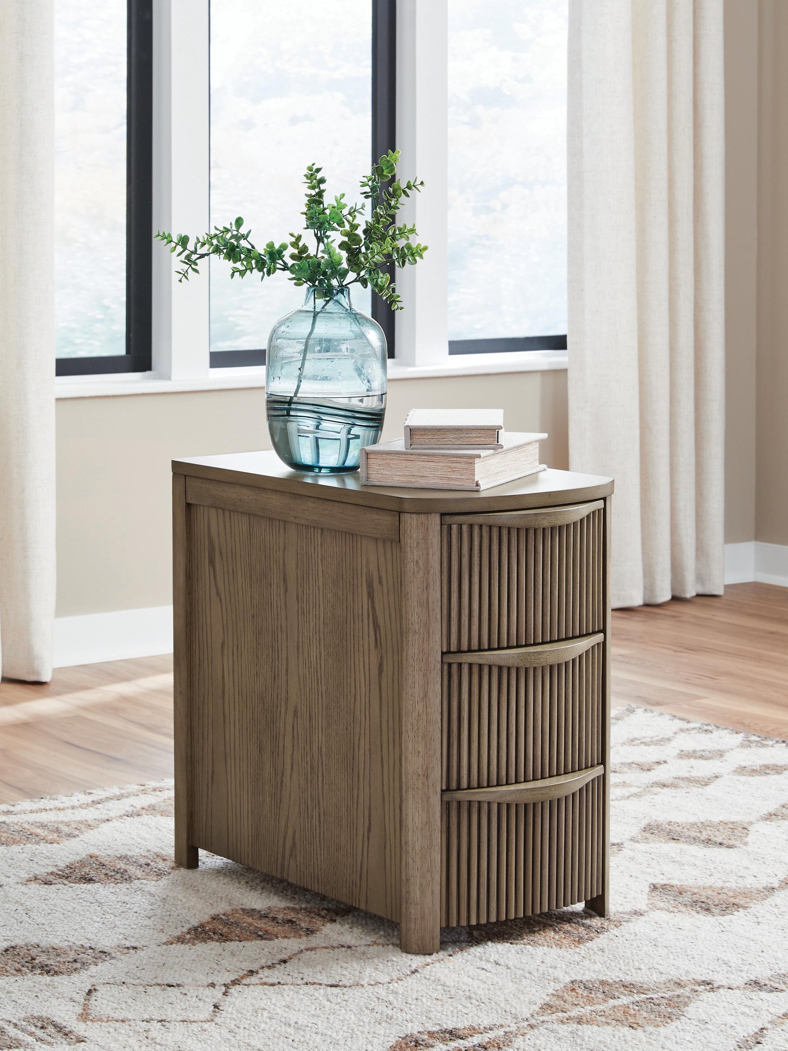 Camdill Chairside End Table - Light Brown (2)