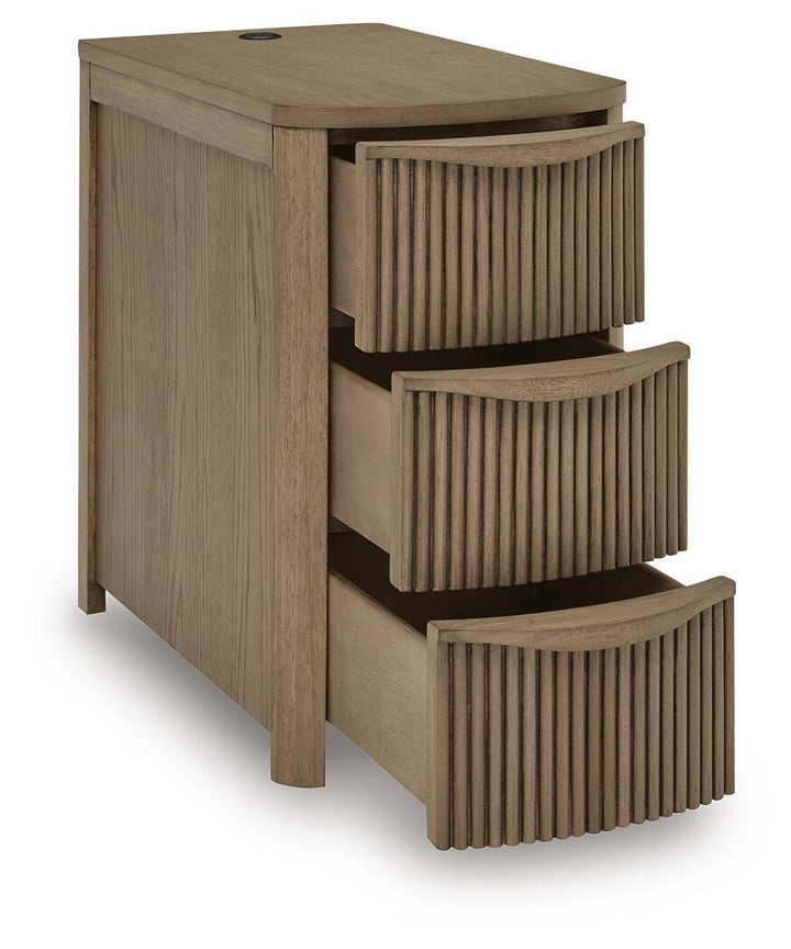Camdill Chairside End Table - Light Brown (3)