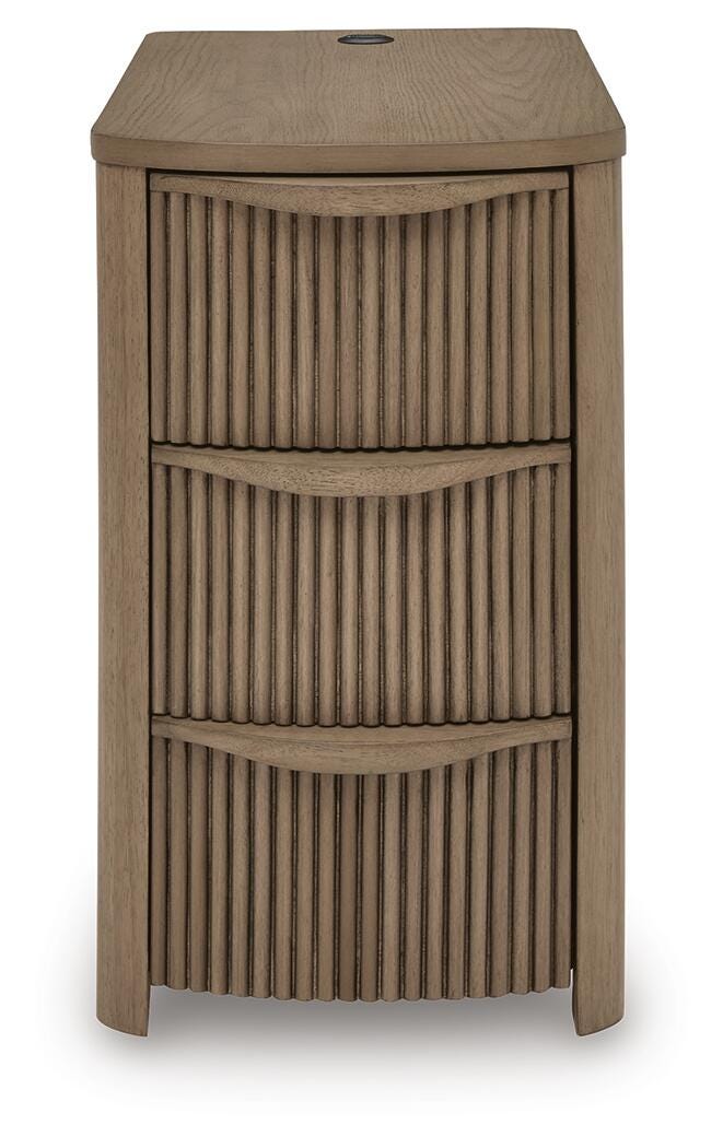 Camdill Chairside End Table - Light Brown (4)