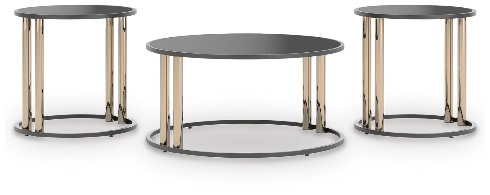 Hannerly Table (Set of 3) - Black (1)