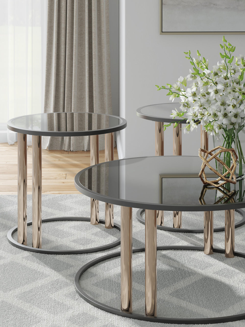Hannerly Table (Set of 3) - Black (6)