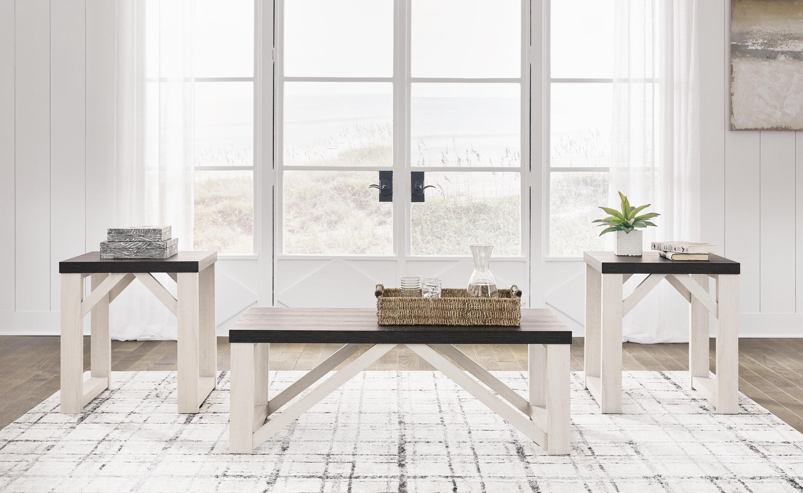 Dorrinson Table (Set of 3) - Dark Gray (2)