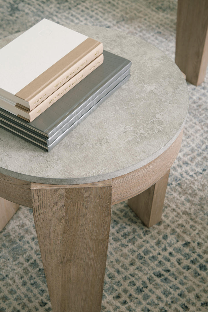 Guystone Table (Set of 3) - Light Brown (5)