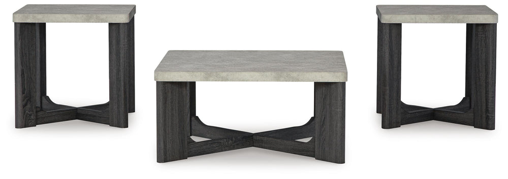 Sharstorm Table (Set of 3) - Dark Gray (3)