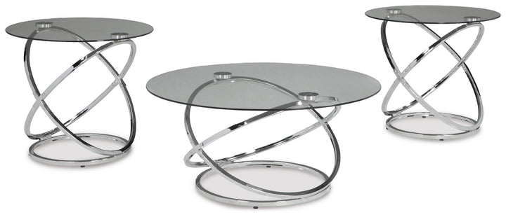 Hollynyx Table (Set of 3) - Pearl Silver (1)
