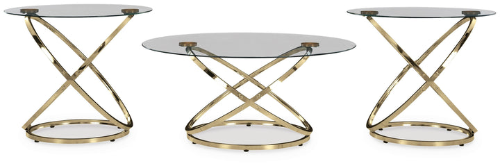 Crimonti Table (Set of 3) - Beige (3)
