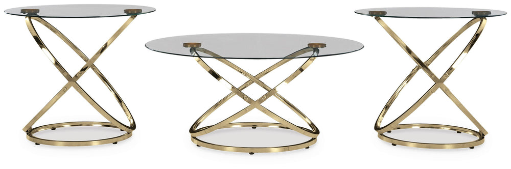 Crimonti Table (Set of 3) - Beige (3)