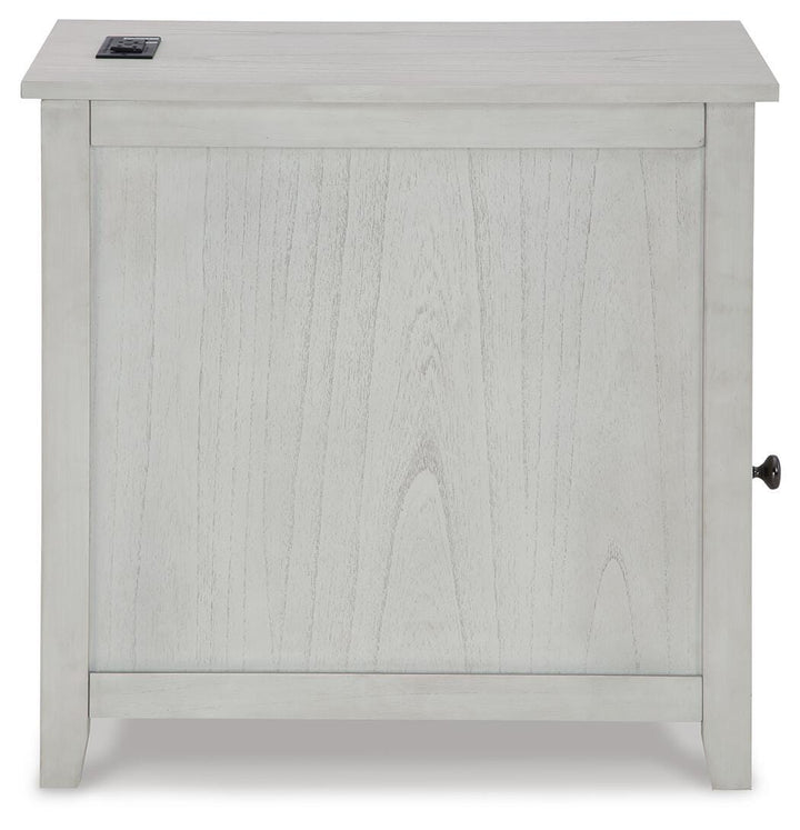 Treytown Chairside End Table - Beige (5)