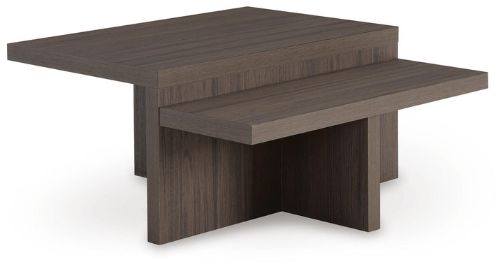 Zendex Table (Set of 2) - Dark Brown (3)