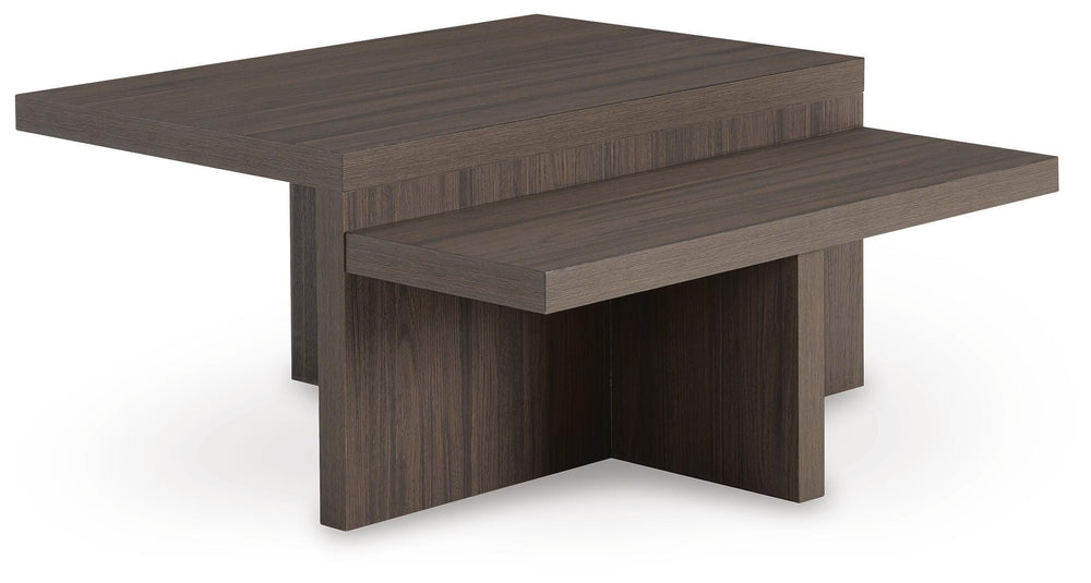 Zendex Table (Set of 2) - Dark Brown (3)