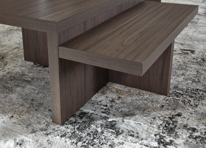 Zendex Table (Set of 2) - Dark Brown (9)