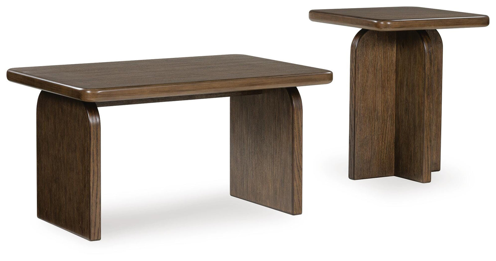 Shawbeck Table (Set of 2) - Dark Brown (1)