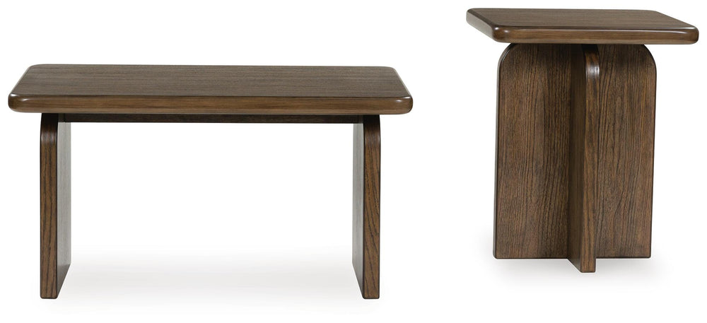 Shawbeck Table (Set of 2) - Dark Brown (3)