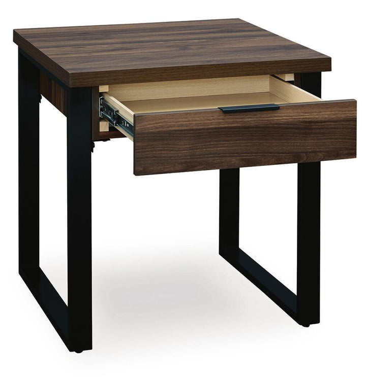Wickman Falls End Table - Dark Brown (3)