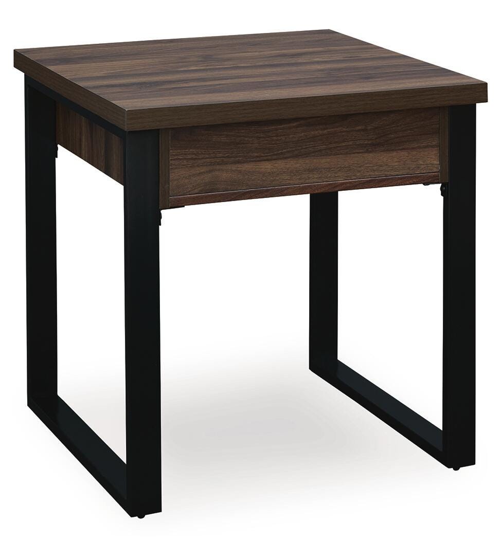 Wickman Falls End Table - Dark Brown (6)