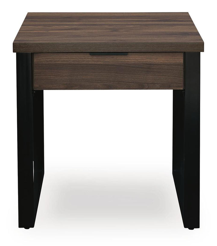 Wickman Falls End Table - Dark Brown (4)