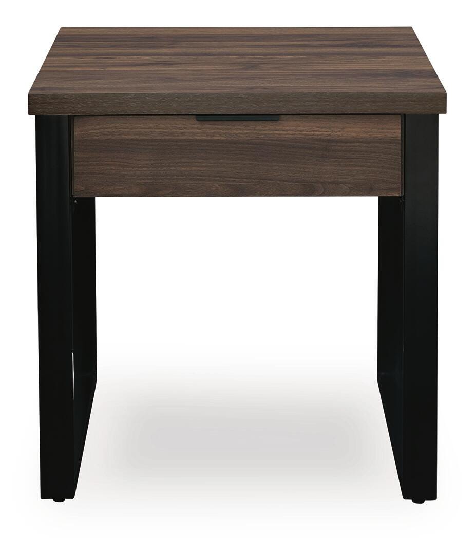 Wickman Falls End Table - Dark Brown (4)