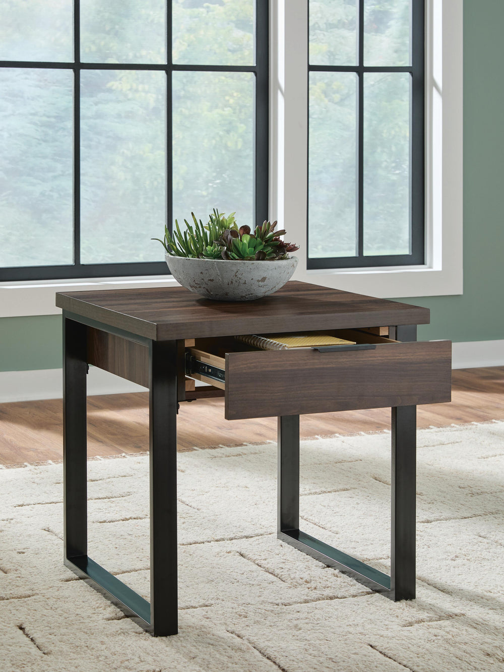 Wickman Falls End Table - Dark Brown (7)