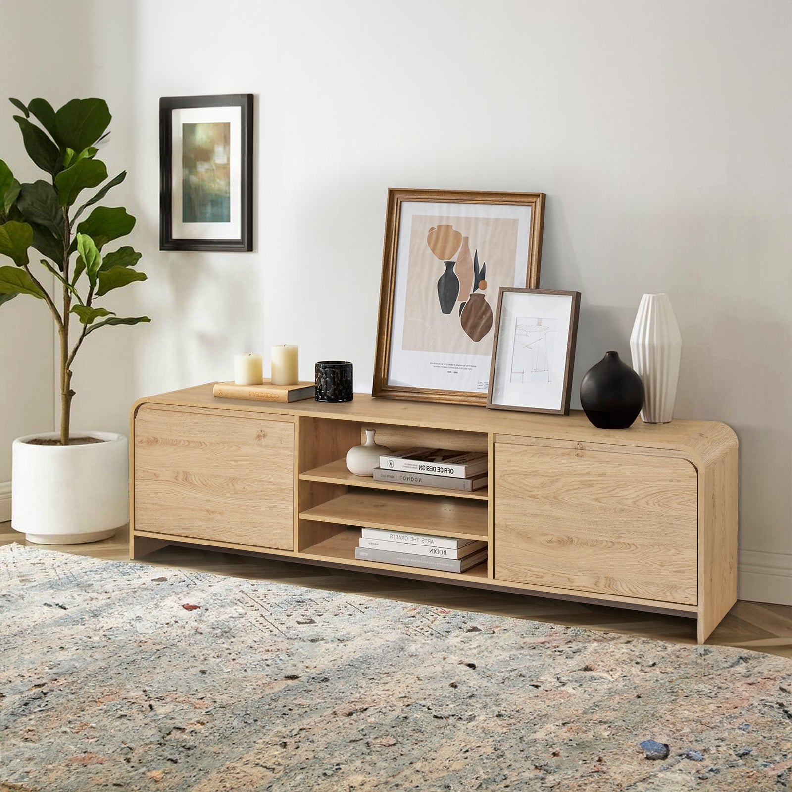 Mara 70" TV Console-Natural