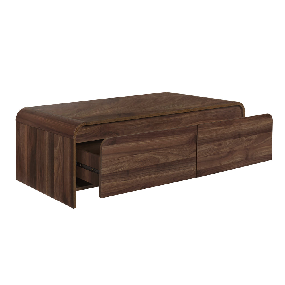 Mara Cocktail Table-Walnut
