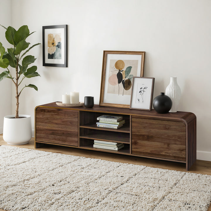Mara 70" TV Console-Walnut