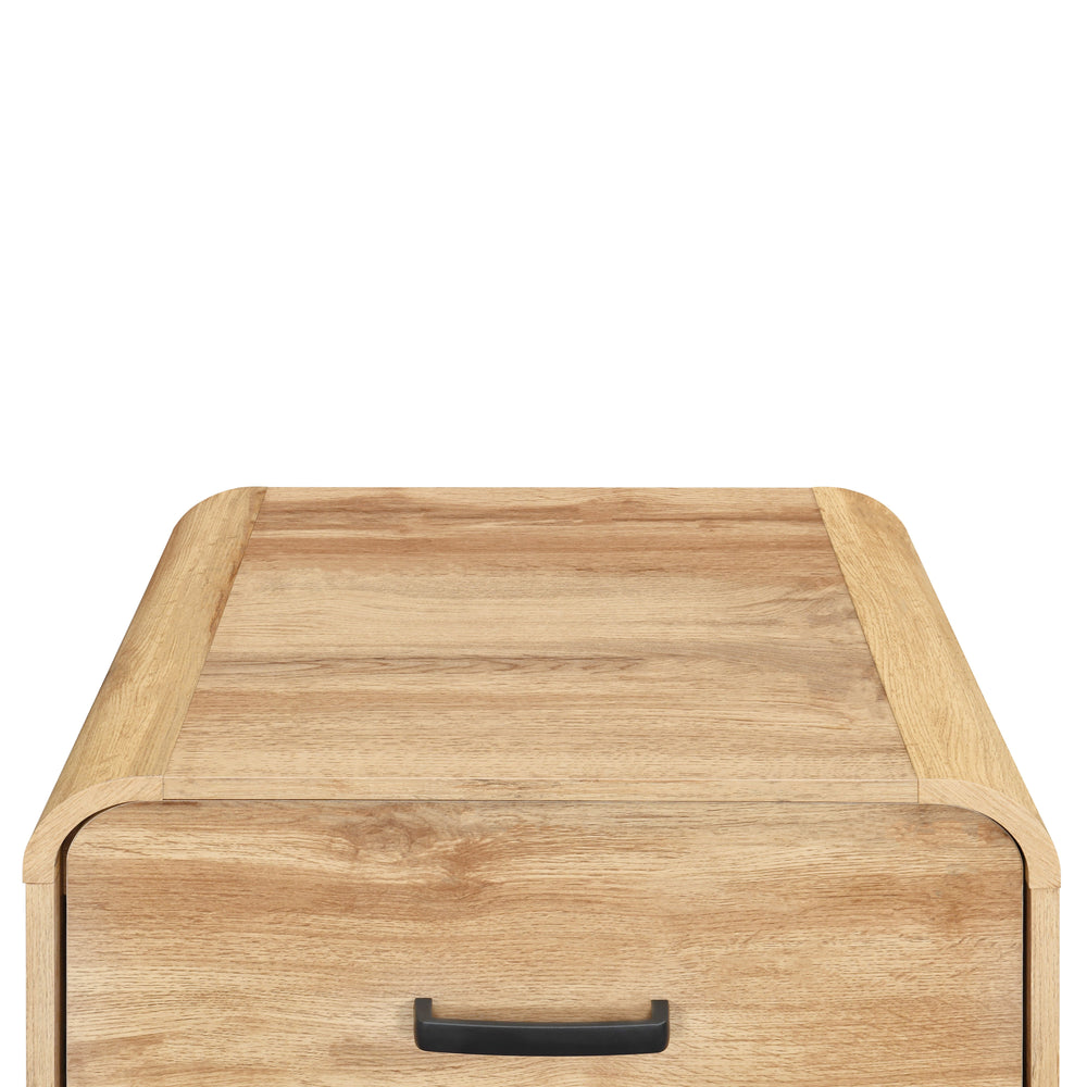 Rowan One Drawer End Table/bedside Table-Natural